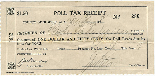 poll tax_1933