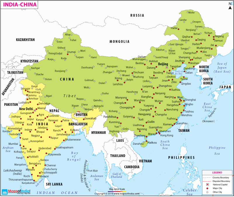 india-china-map
