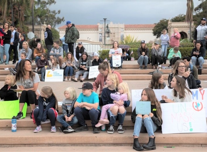 San Diego, Monday, October 18:  Why Weren’t These Adults At Work?  Why Weren’t These Kids In School?